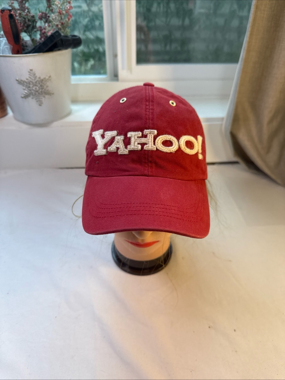 Vintage Yahoo hat Alternative Apparel Red Yahoo! Men’s Hat
